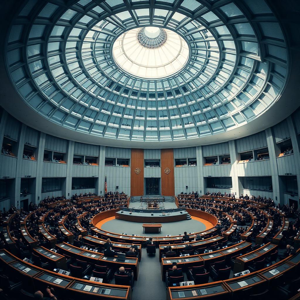 Plenarsaal des Deutschen Bundestags